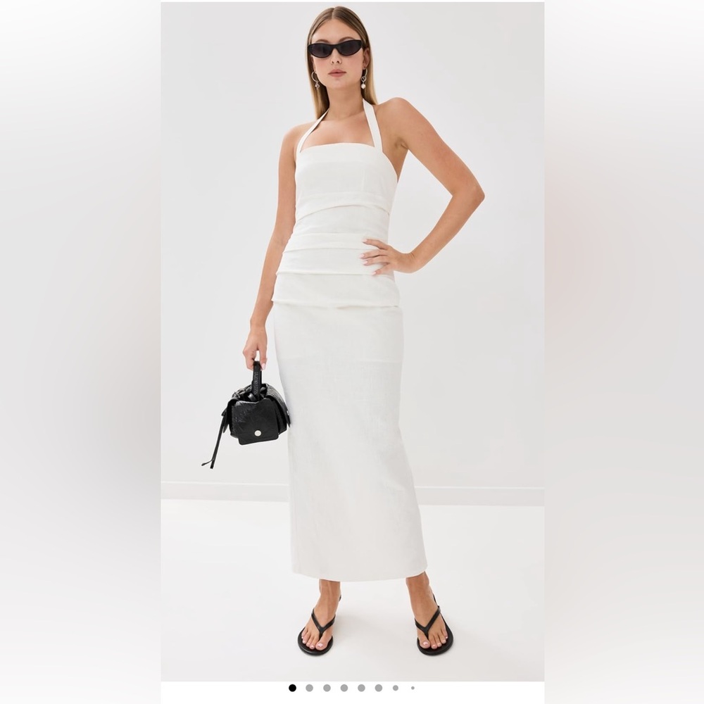 Lioness Strapless White Dress